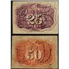 Image 2 : Lot of March 3, 1863 Second Issue 25 & 50 Cents Fractional Currency Notes