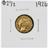 Image 1 : 1926 $2 1/2 Indian Head Quarter Eagle Gold Coin