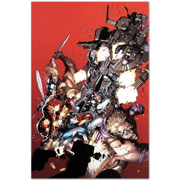 Marvel Comics  Ultimate Avengers Vs New Ultimates #1  Limited Edition Giclee On Canvas