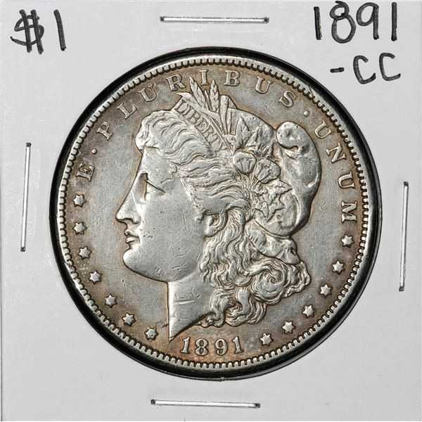 1891-CC $1 Morgan Silver Dollar Coin