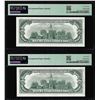 Image 2 : (2) Consecutive $100 Federal Reserve Notes Fr.2168-A PMG Choice Uncirculated 64EPQ