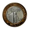 Image 2 : .999 Fine Silver Atlantis Casino & Resort Reno, NV $10 Limited Edition Gaming Token