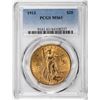 Image 1 : 1913 $20 St Gaudens Double Eagle Gold Coin PCGS MS61