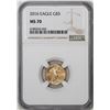 Image 1 : 2016 $5 American Gold Eagle Coin NGC MS70