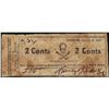 Image 1 : October 8, 1862 Two Cents Harvey Birch & Bro Reading, PA Obsolete Note