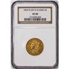 Image 1 : 1834 Plain 4 $5 Classic Head Half Eagle Gold Coin NGC XF40