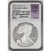 Image 1 : 2007-W $1 Proof American Silver Eagle Coin NGC PF69 Ultra Cameo E. Jones Signature