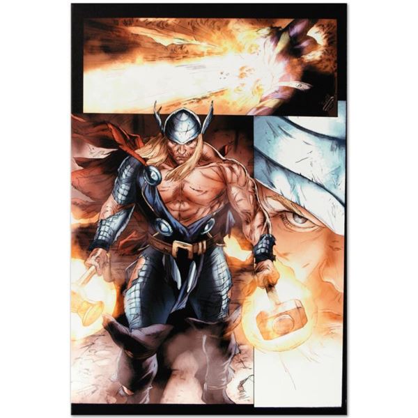 Marvel Comics "Secret Invasion: Thor #3" Limited Edition Giclee On Canvas