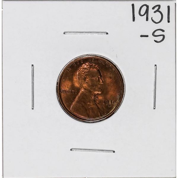 1931-S Lincoln Wheat Cent Coin