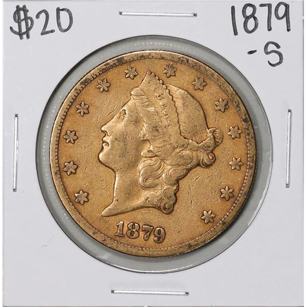 1879-S $20 Liberty Head Double Eagle Gold Coin