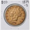 Image 1 : 1879-S $20 Liberty Head Double Eagle Gold Coin