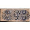 Image 2 : 1862 $5 Confederate States of America Note