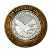 Image 1 : .999 Silver Golden Nugget Las Vegas, Nevada $10 Casino Limited Edition Gaming Token