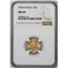 Image 1 : 2016 $5 American Gold Eagle Coin NGC MS69