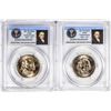 Image 1 : Lot of (2) 2007-P James Madison Presidential Dollar Coins PCGS MS65