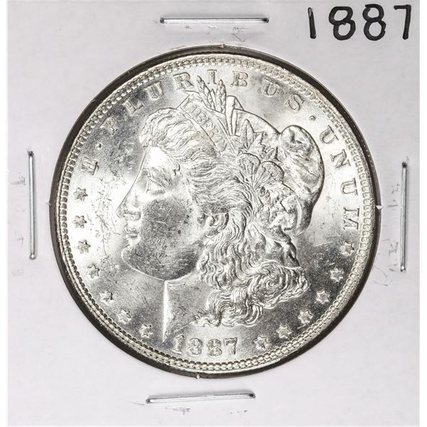 1887 $1 Morgan Silver Dollar Coin