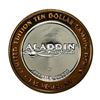 Image 2 : .999 Fine Silver Aladdin Resort & Casino Las Vegas $10 Limited Edition Gaming Token
