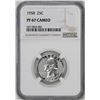 Image 1 : 1958 Washington Quarter Coin NGC PF67 Cameo