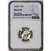 Image 1 : 1945-D Mercury Dime Coin NGC MS67FB