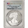 Image 1 : 2019-S $1 Proof American Silver Eagle Coin PCGS PR70DCAM First Day of Issue