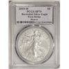 Image 1 : 2019-W Burnished $1 American Silver Eagle Coin PCGS SP70 First Strike Denver