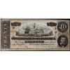 Image 1 : 1864 $20 Confederate States of America Note