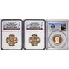 Image 1 : Lot of (3) Miscellaneous Slabbed Presidential Dollar Coins NGC & PCGS Graded