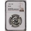 Image 1 : 1955 Proof Franklin Half Dollar Coin NGC PF67