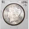 Image 1 : 1894-S $1 Morgan Silver Dollar Coin