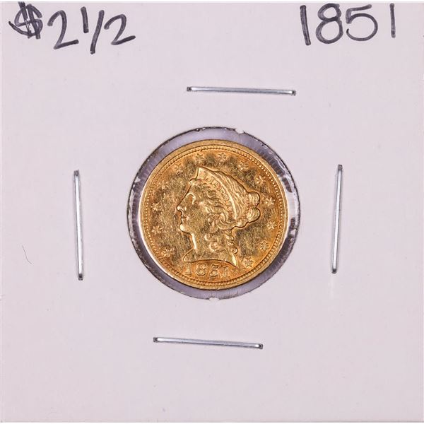 1851 $2 1/2 Liberty Head Quarter Eagle Gold Coin