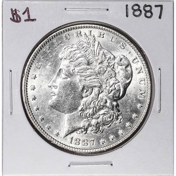 1887 $1 Morgan Silver Dollar Coin