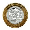 Image 2 : .999 Silver Golden Nugget Las Vegas, Nevada $10 Casino Limited Edition Gaming Token