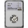 Image 1 : 1944 Mercury Dime Coin NGC MS66