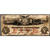 Image 1 : 1856 $5 Merchants and Planters Bank Savannah, GA Obsolete Note