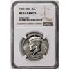 Image 1 : 1966 SMS Kennedy Half Dollar Coin NGC MS67 Cameo