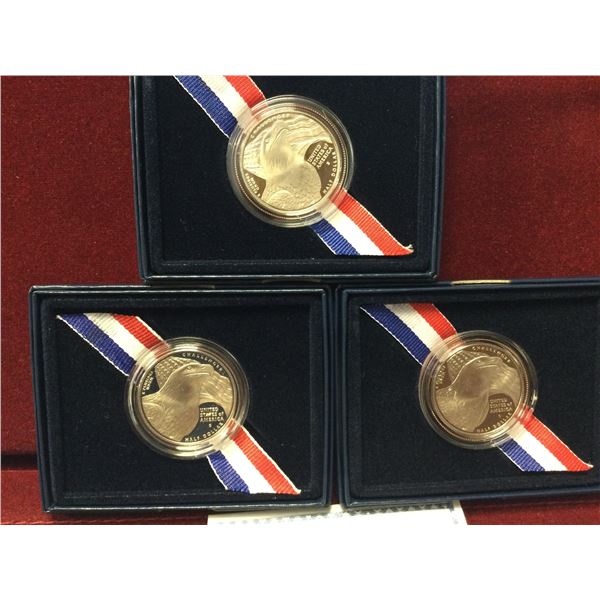 3 2008 US Bold Eagle Proof Coins
