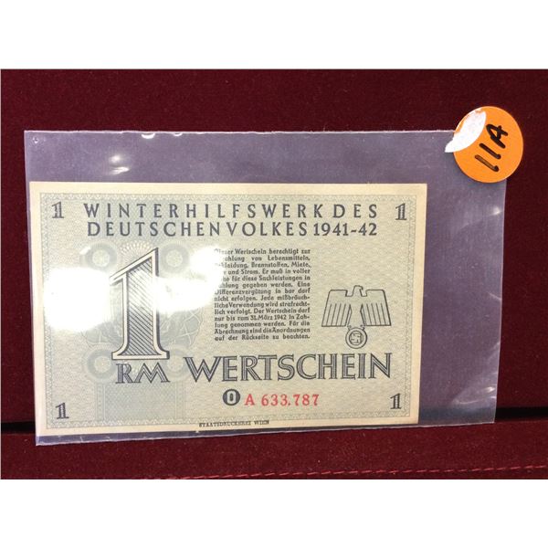 RARE: WW2 German Relief Fund Money