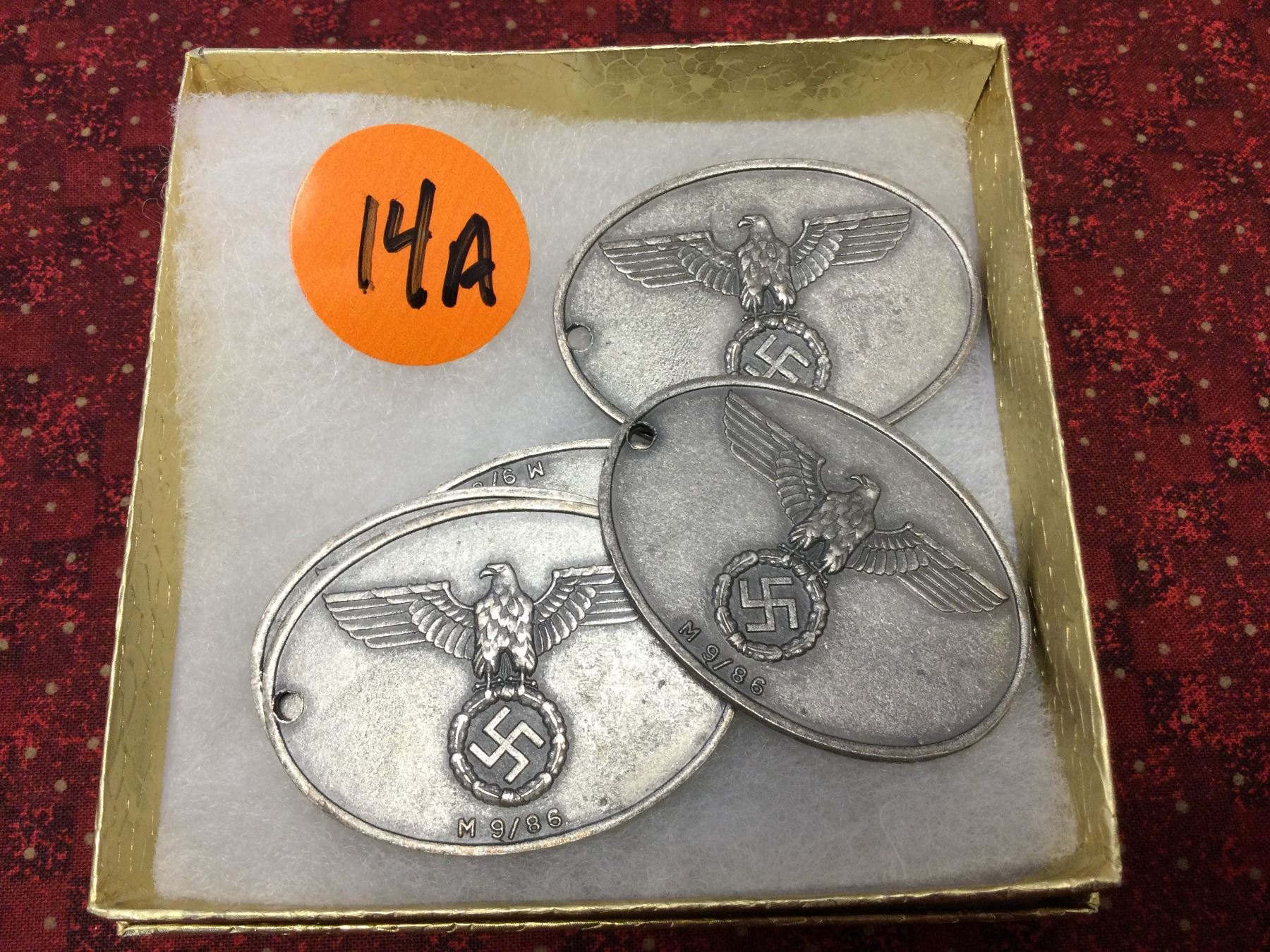 RARE Group of German WW2 ID Tags