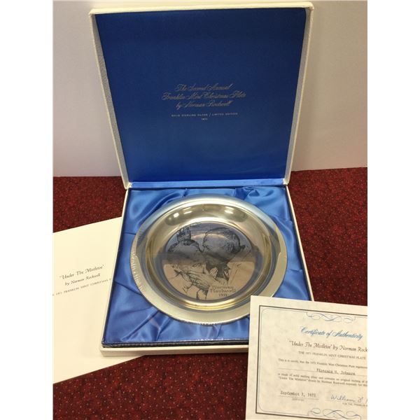 Fantastic Norman Rockwell  Sterling Silver Bowl