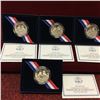 Image 1 : 4 2008 Proof Bald Eagle Commemorative Coins