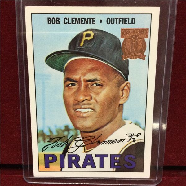 Bob Clemente Autographed Baseball Card