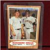 Image 1 : Mickey Mantle/Willie Mays Baseball Card