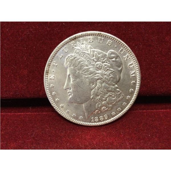 MS 63 1889 US Morgan Silver Dollar