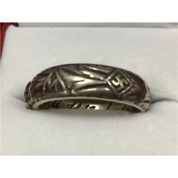 RARE WW2 German SS Honor Ring