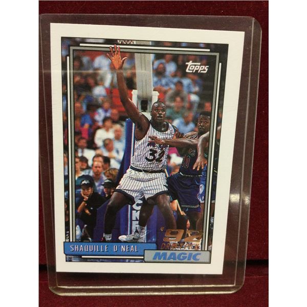 RARE 1992 Shaquille O'neal Rookie Card