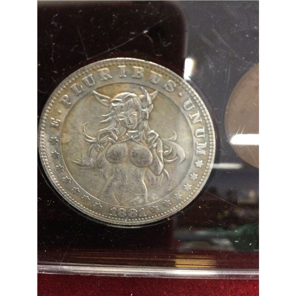 US 1881 Carson City Hobo Dollar