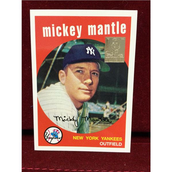 Mickey Mantle Baseball Card