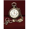 Image 1 : Outstanding 1900's Swiss Made Silver Pocket Watch