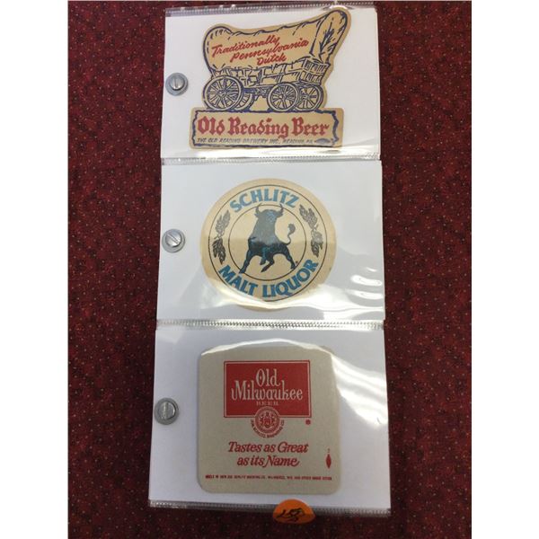 Great Collection of Old Beer Advertising Items