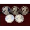 Image 1 : 5 1oz. .999 Silver Eagles